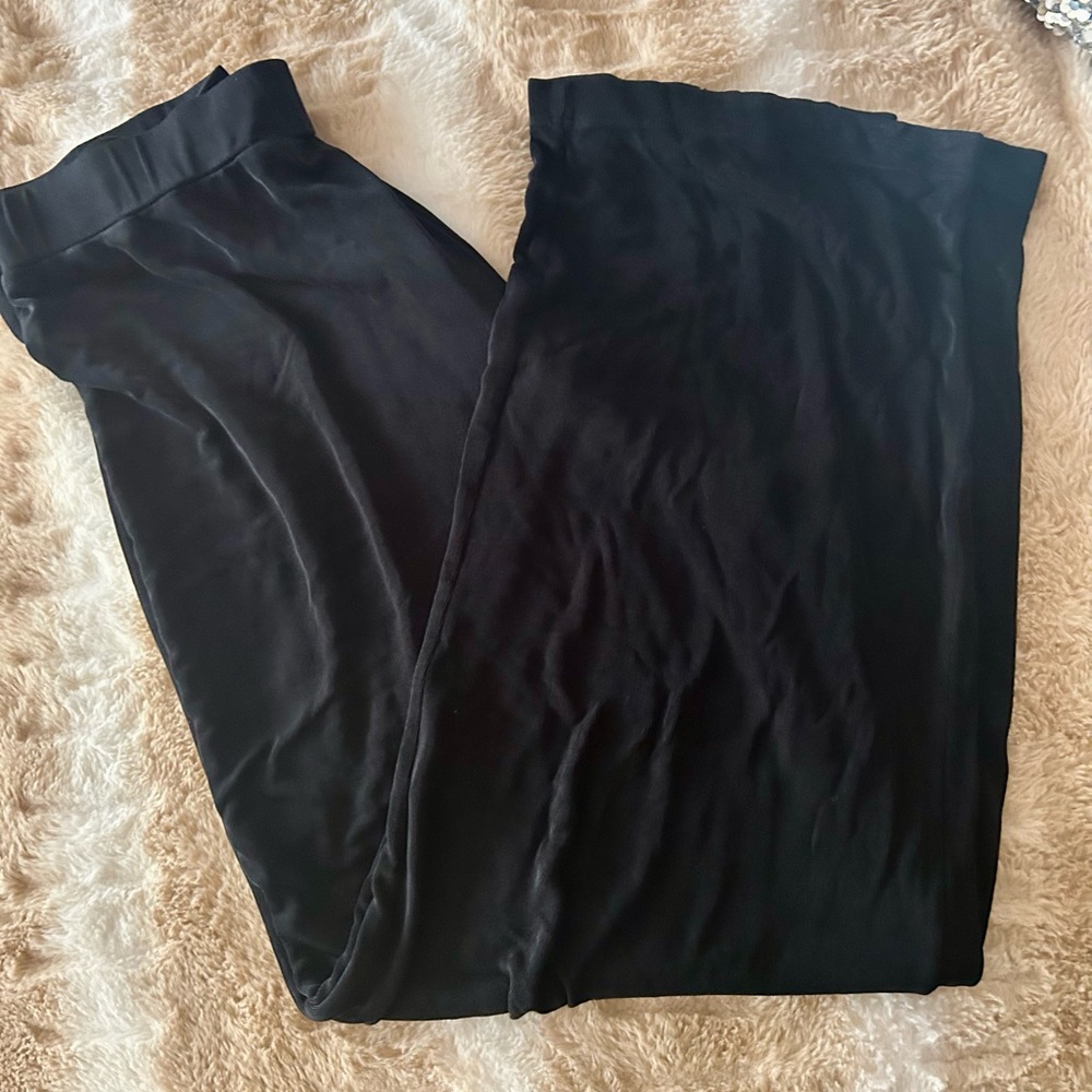 COPY - Chicos Black flare leg travelers pants